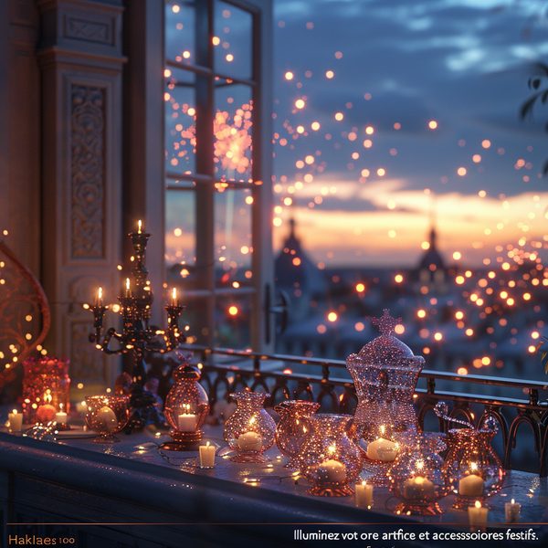 Illuminez votre soirée: feux d'artifice et accessoires festifs